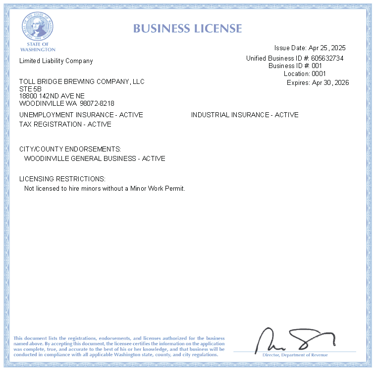 business license